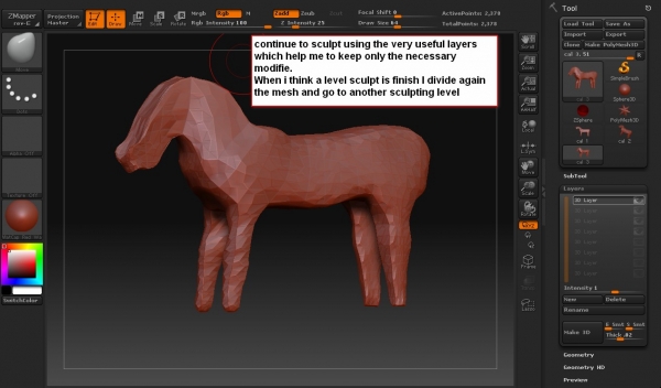 Creation of A colt: Step 11